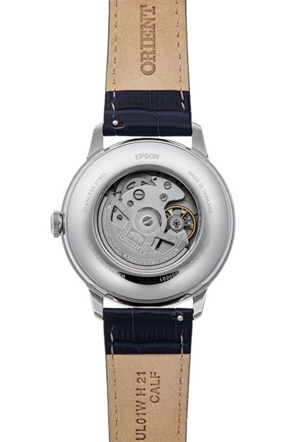 Orient RA-AK0806L30B Kurmalı Otomatik Sun&Moon Deri Lacivert 42 mm Erkek Kol Saati