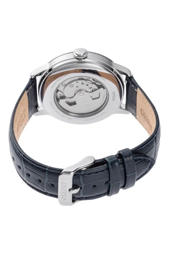 Orient RA-AK0806L30B Kurmalı Otomatik Sun&Moon Deri Lacivert 42 mm Erkek Kol Saati