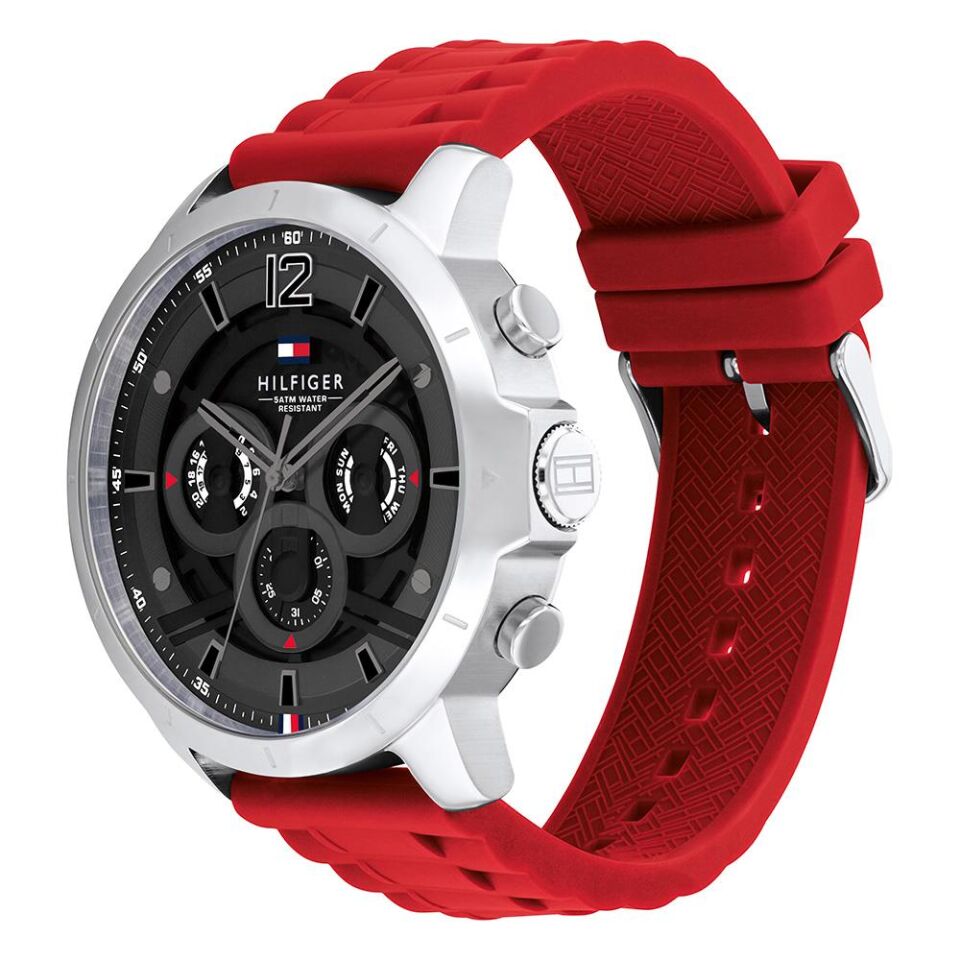 Tommy Hilfiger TH1710490 50 mm Kırmızı Erkek Kol Saati