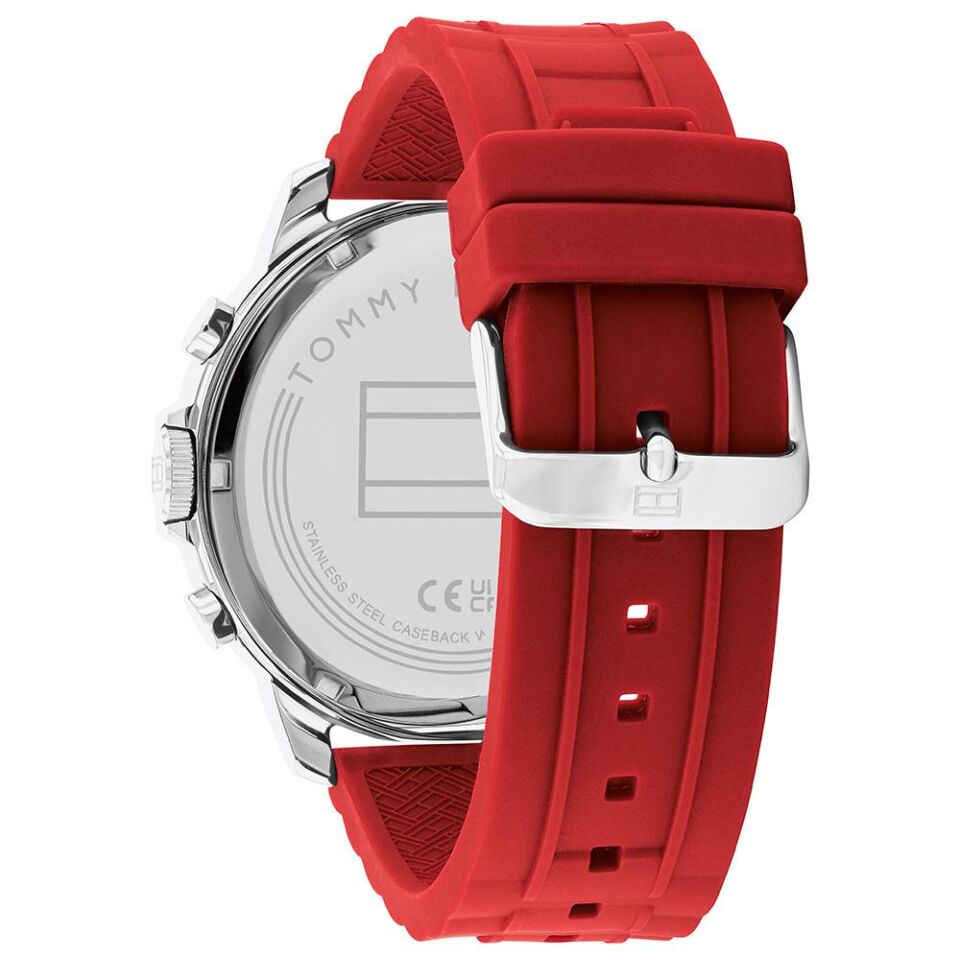 Tommy Hilfiger TH1710490 50 mm Kırmızı Erkek Kol Saati