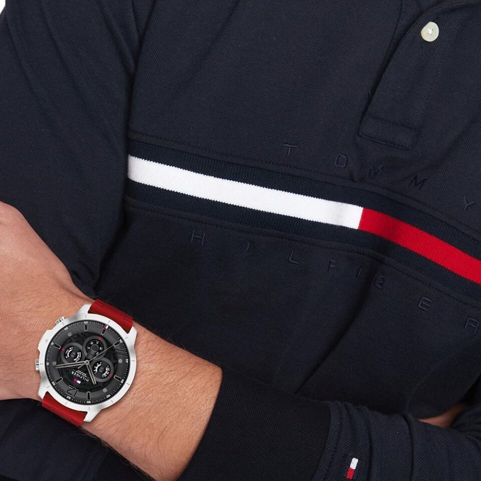 Tommy Hilfiger TH1710490 50 mm Kırmızı Erkek Kol Saati