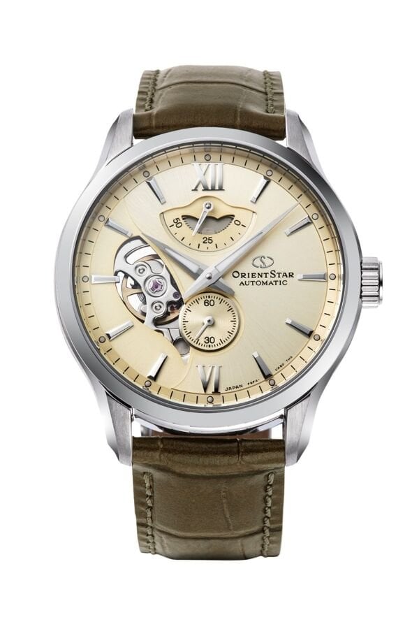 Orient Star RE-AV0B10G00B Kurmalı Otomatik Deri Kahverengi 10 ATM Safir Cam 41 mm Erkek Kol Saati