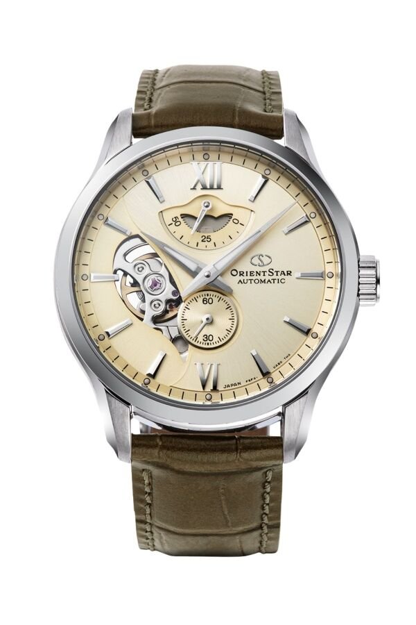 Orient Star RE-AV0B10G00B Kurmalı Otomatik Deri Kahverengi 10 ATM Safir Cam 41 mm Erkek Kol Saati