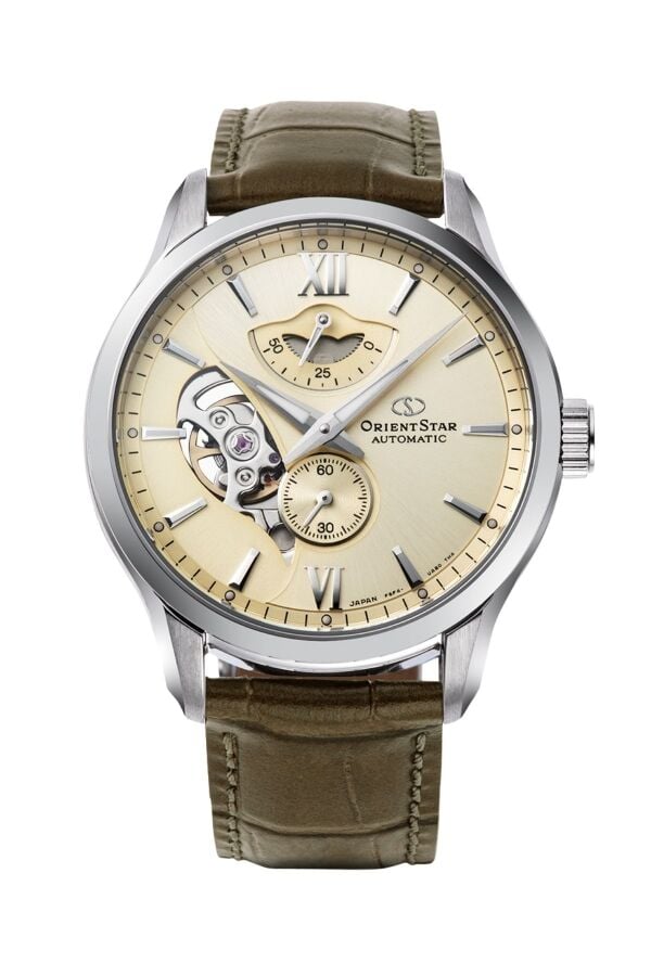 Orient Star RE-AV0B10G00B Kurmalı Otomatik Deri Kahverengi 10 ATM Safir Cam 41 mm Erkek Kol Saati