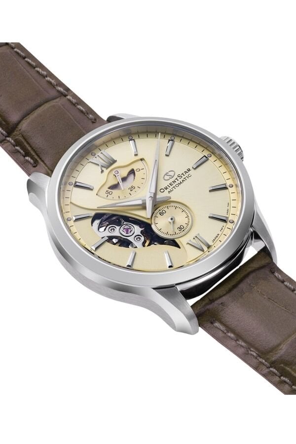 Orient Star RE-AV0B10G00B Kurmalı Otomatik Deri Kahverengi 10 ATM Safir Cam 41 mm Erkek Kol Saati