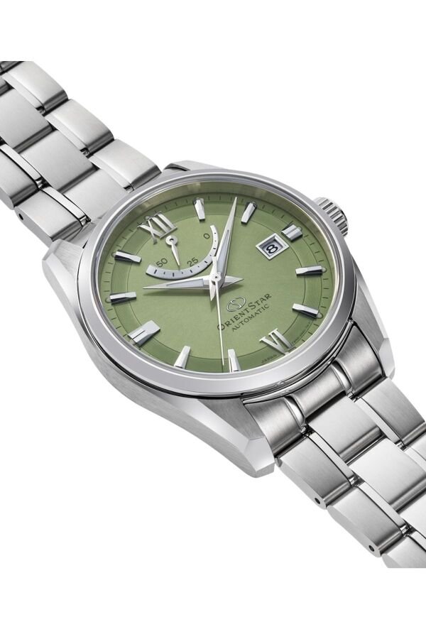 Orient Star RE-AU0107E00B Kurmalı Otomatik Çelik Gri Yeşil Kadran 10 ATM 39 mm Erkek Kol Saati