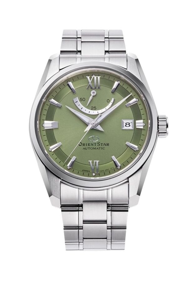 Orient Star RE-AU0107E00B Kurmalı Otomatik Çelik Gri Yeşil Kadran 10 ATM 39 mm Erkek Kol Saati
