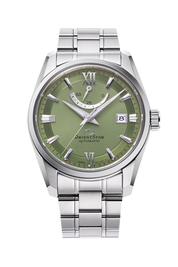Orient Star RE-AU0107E00B Kurmalı Otomatik Çelik Gri Yeşil Kadran 10 ATM 39 mm Erkek Kol Saati