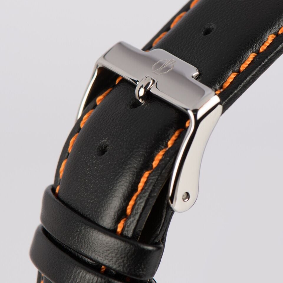 Jacques Lemans JL.EL-102A Uefa Europa League Quartz Deri Siyah 44 mm Erkek Kol Saati