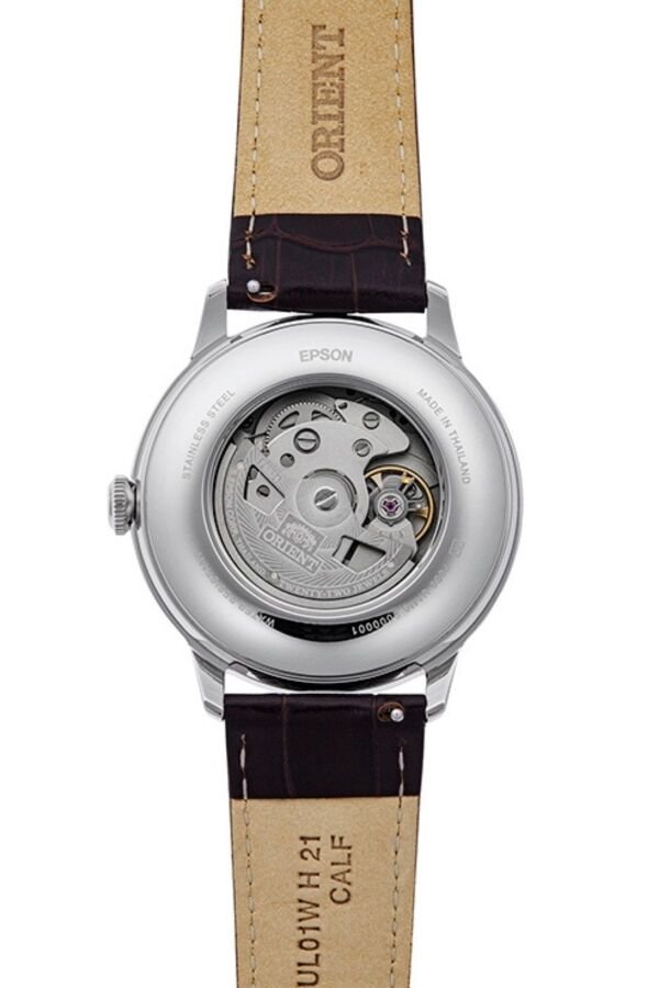 Orient RA-AK0807R30B Kurmalı Otomatik Deri Kahverengi Bordo Kadran 42 mm Erkek Kol Saati