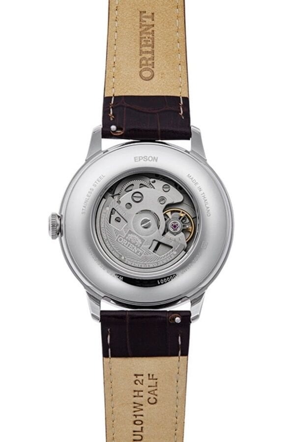 Orient RA-AK0807R30B Kurmalı Otomatik Deri Kahverengi Bordo Kadran 42 mm Erkek Kol Saati