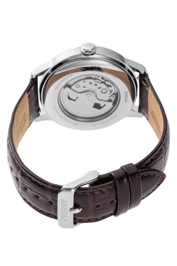 Orient RA-AK0807R30B Kurmalı Otomatik Deri Kahverengi Bordo Kadran 42 mm Erkek Kol Saati