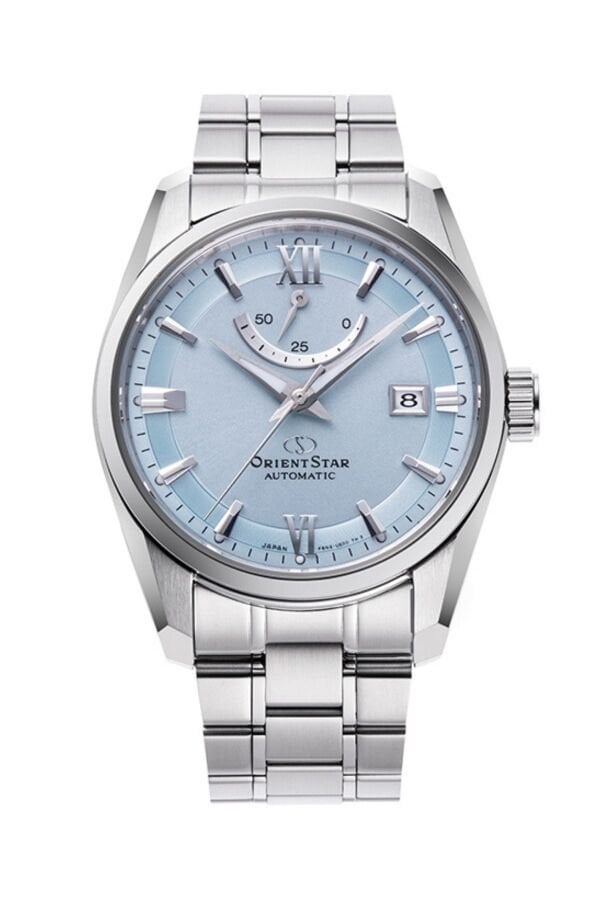 Orient Star RE-AU0109L00B Kurmalı Otomatik Çelik Gri Mavi Kadran 42 mm Erkek Kol Saati