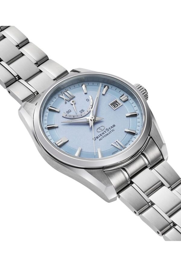 Orient Star RE-AU0109L00B Kurmalı Otomatik Çelik Gri Mavi Kadran 42 mm Erkek Kol Saati