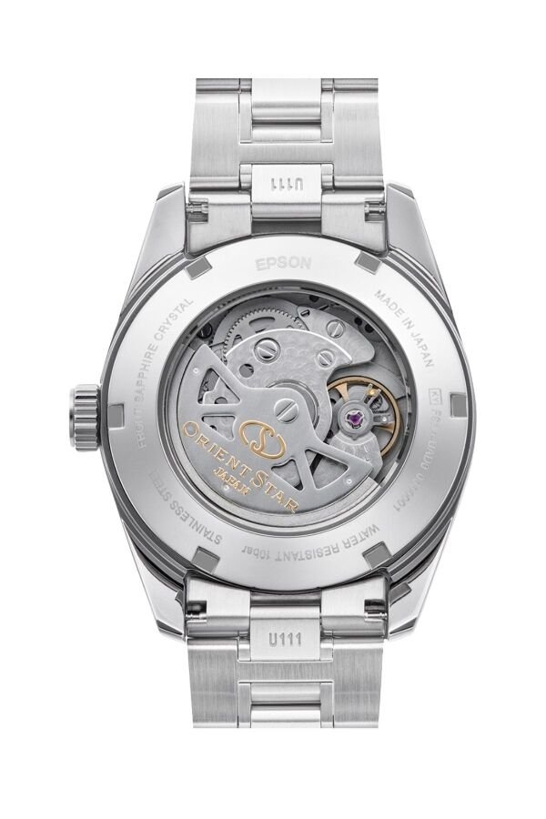 Orient Star RE-AU0109L00B Kurmalı Otomatik Çelik Gri Mavi Kadran 42 mm Erkek Kol Saati