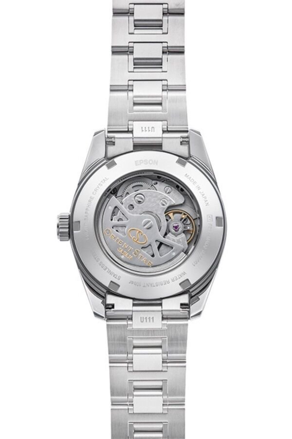 Orient Star RE-AU0109L00B Kurmalı Otomatik Çelik Gri Mavi Kadran 42 mm Erkek Kol Saati