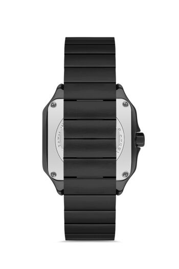 Ferro Quartz Çelik Siyah Köşeli Kasa 40 mm Erkek Kol Saati