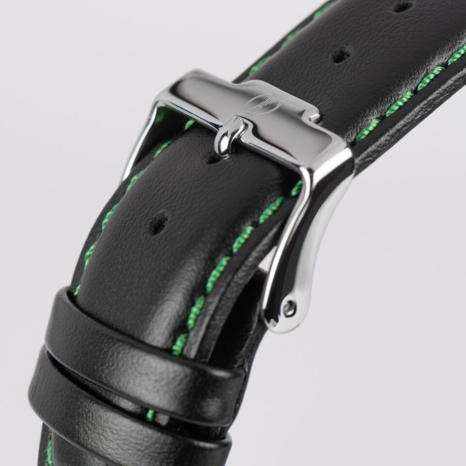 Jacques Lemans JL.ECL-102A Uefa Conference Quartz Deri Siyah 42 mm Erkek Kol Saati