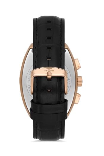 Ferro Quartz Deri Siyah Yeşil Kadran 42 mm Erkek Kol Saati