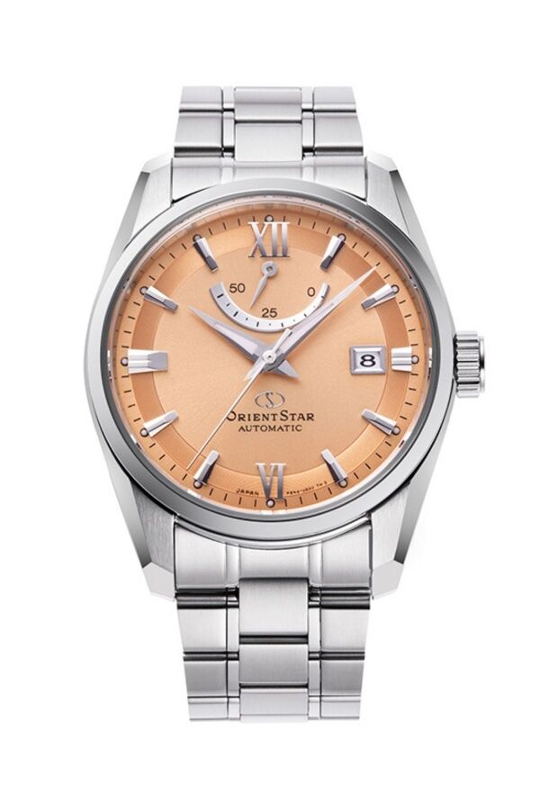 Orient Star RE-AU0108G00B Otomatik Çelik Gri Turuncu Kadran Safir Cam 10 ATM 39 mm Erkek Kol Saati