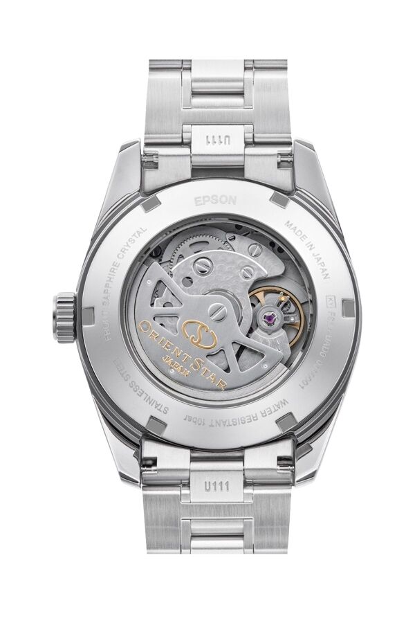 Orient Star RE-AU0108G00B Otomatik Çelik Gri Turuncu Kadran Safir Cam 10 ATM 39 mm Erkek Kol Saati