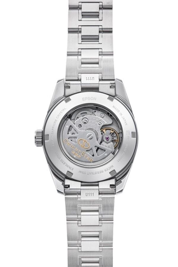 Orient Star RE-AU0108G00B Otomatik Çelik Gri Turuncu Kadran Safir Cam 10 ATM 39 mm Erkek Kol Saati
