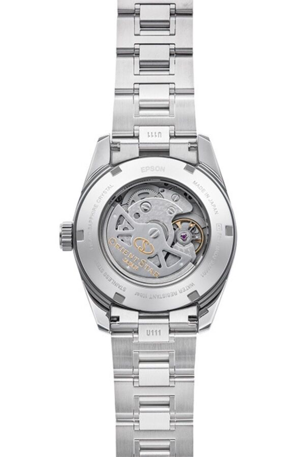 Orient Star RE-AU0108G00B Otomatik Çelik Gri Turuncu Kadran Safir Cam 10 ATM 39 mm Erkek Kol Saati