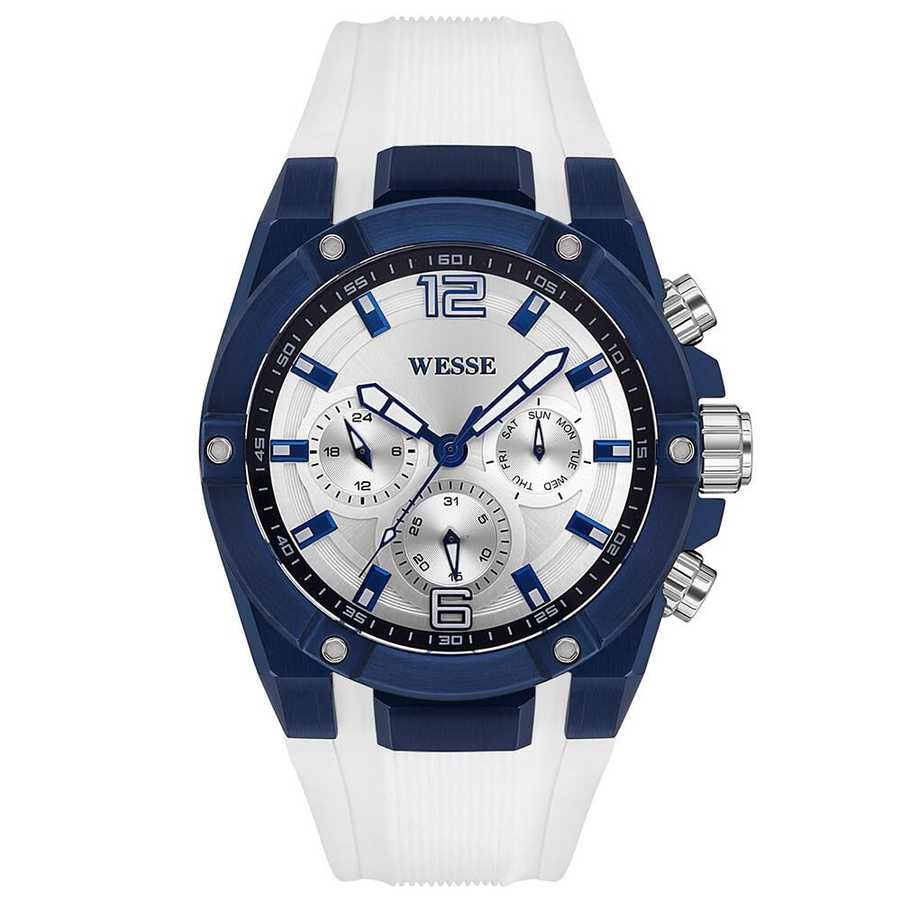 Wesse WWG201610 Quartz Silikon 47 mm Beyaz Erkek Kol Saati