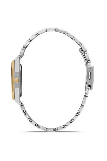 Ferro Sarı ve Gümüş Çelik Kordon Kadın Kol Saati FL21482A-D 3ATM SuGeçirmez 2 Yıl Garantili