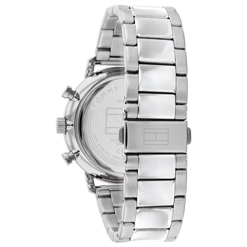Tommy Hilfiger TH1710569 Quartz Çelik Gri Lacivert Kadran 44 mm Erkek Kol Saati