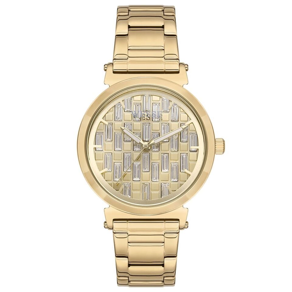 Wesse WWL109803 Quartz Çelik Altın Rengi 38 mm Kadın Kol Saati