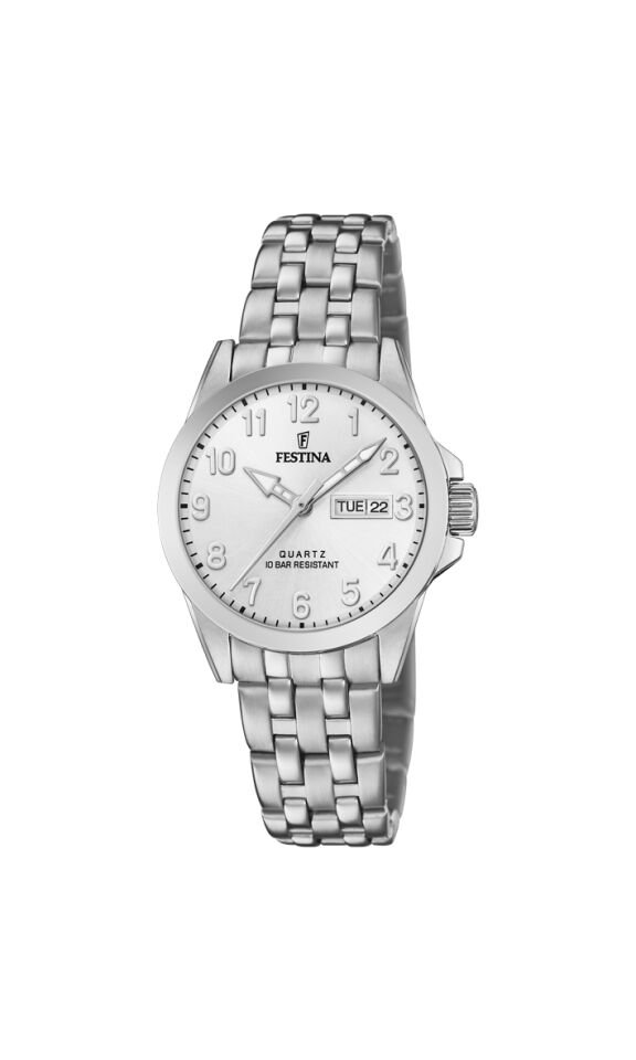 Festina F20455/2 Quartz Çelik Gri Pembe Kadran 10 ATM 30 mm Kadın Kol Saati