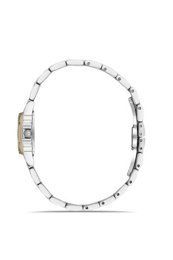 Ferro Quartz Çelik Altın/Gri 23 mm Kadın Kol Saati