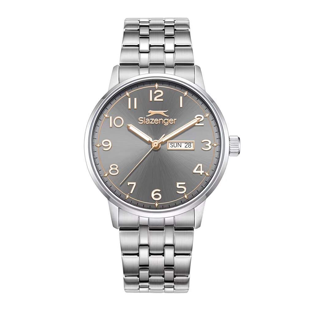 Slazenger SL.09.2560.2.04 Quartz Çelik Gri 42 mm Erkek Kol Saati