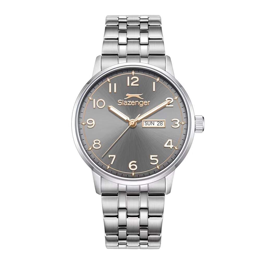 Slazenger SL.09.2560.2.04 Quartz Çelik Gri 42 mm Erkek Kol Saati