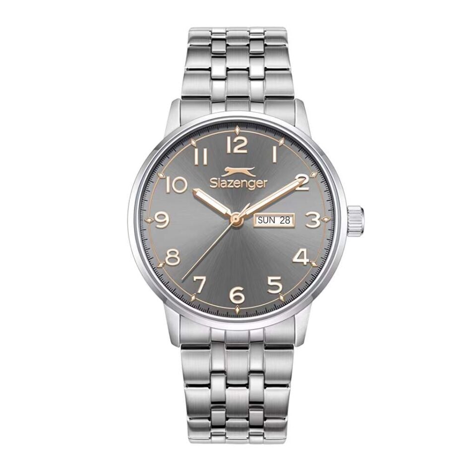 Slazenger SL.09.2560.2.04 Quartz Çelik Gri 42 mm Erkek Kol Saati
