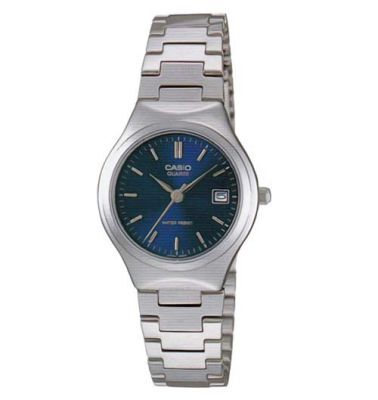 Casio LTP-1170A-2ARDF Quartz Çelik Gri Lacivert Kadran 26 mm Kadın Kol Saati