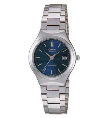 Casio LTP-1170A-2ARDF Quartz Çelik Gri Lacivert Kadran 26 mm Kadın Kol Saati
