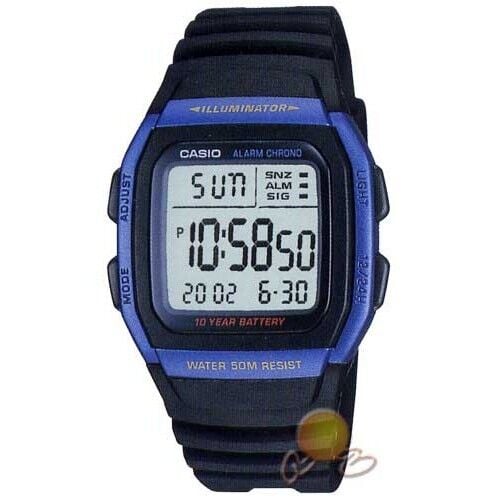 Casio W-96H-2AVDF Quartz Silikon Siyah 36 mm Erkek Kol Saati
