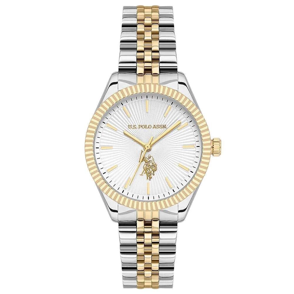 U.s. Polo Assn. USPA2045-07 Quartz Çelik Altın/Gri 34 mm Kadın Kol Saati