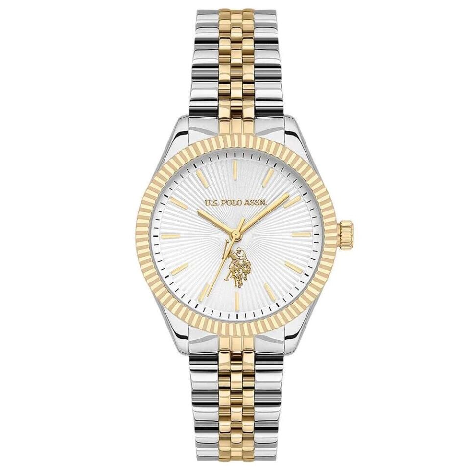 U.s. Polo Assn. USPA2045-07 Quartz Çelik Altın/Gri 34 mm Kadın Kol Saati