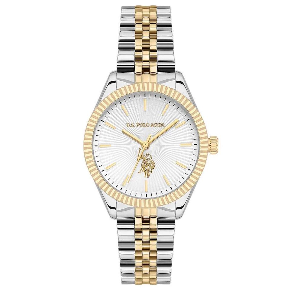 U.s. Polo Assn. USPA2045-07 Quartz Çelik Altın/Gri 34 mm Kadın Kol Saati
