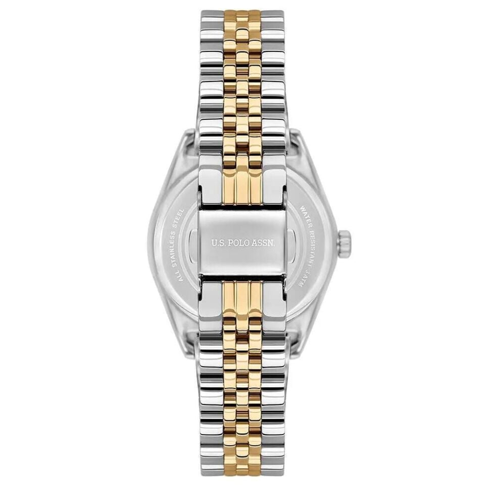 U.s. Polo Assn. USPA2045-07 Quartz Çelik Altın/Gri 34 mm Kadın Kol Saati