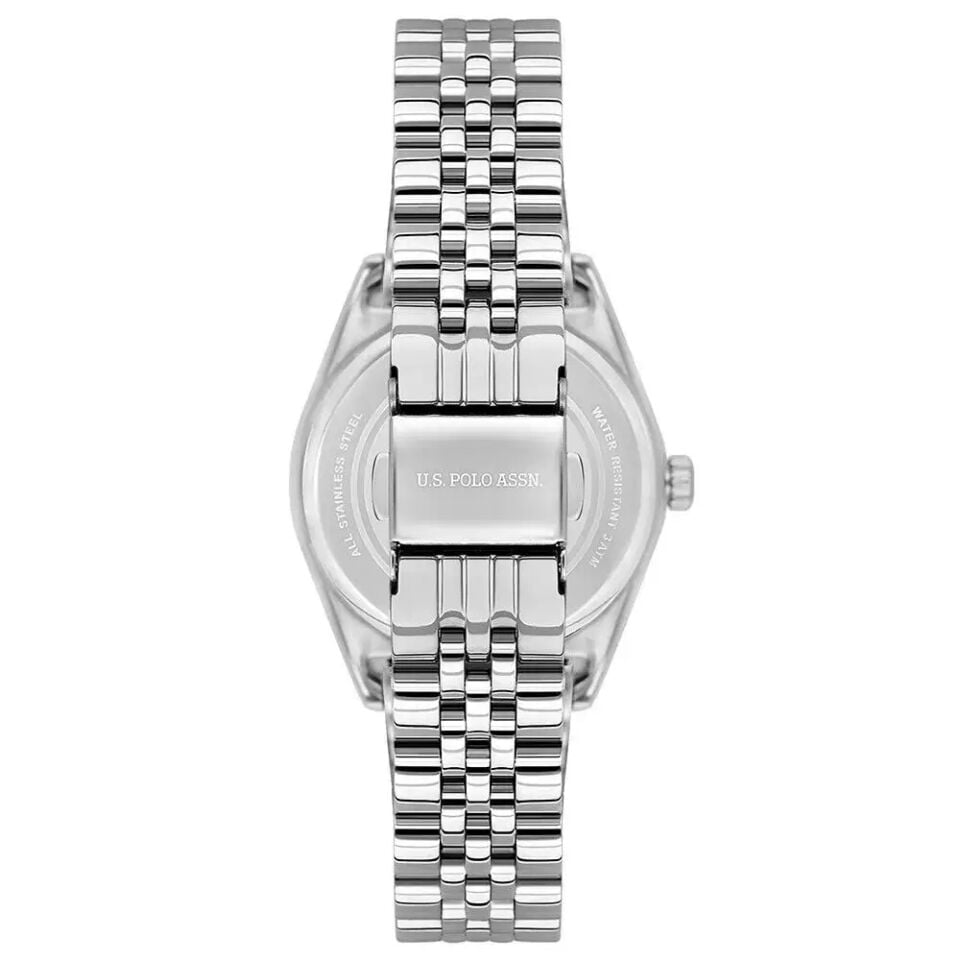 U.s. Polo Assn. USPA2045-09 Quartz Çelik Gri Yeşil Kadran 34 mm Kadın Kol Saati