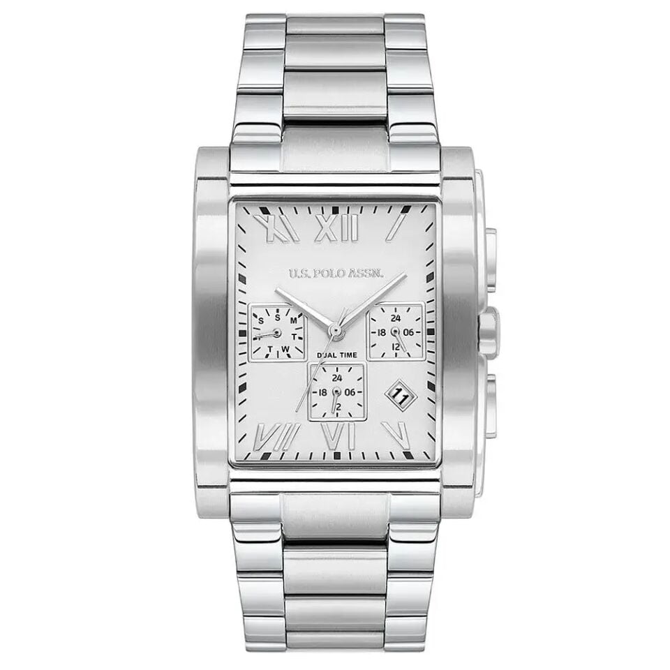 U.s. Polo Assn. USPA1117-04 Quartz Çelik Gri Erkek Kol Saati