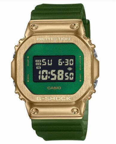 Casio GM-5600CL-3DR Quartz Dijital Silikon Yeşil 20 ATM 43 mm Erkek Kol Saati