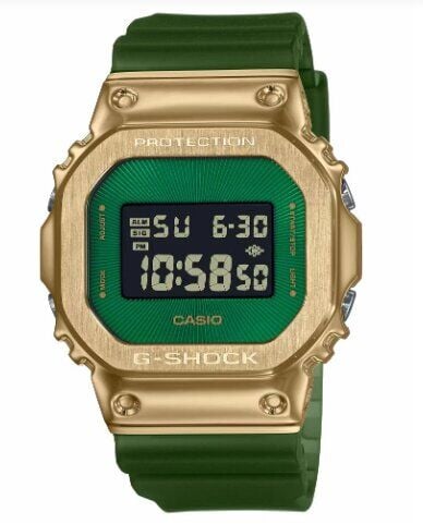Casio GM-5600CL-3DR Quartz Dijital Silikon Yeşil 20 ATM 43 mm Erkek Kol Saati