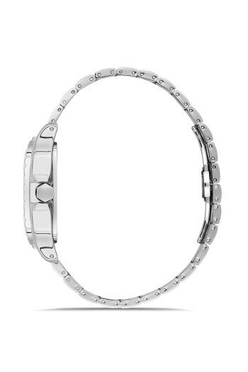 Ferro Quartz Çelik Gri Lacivert Kadran 40 mm Erkek Kol Saati