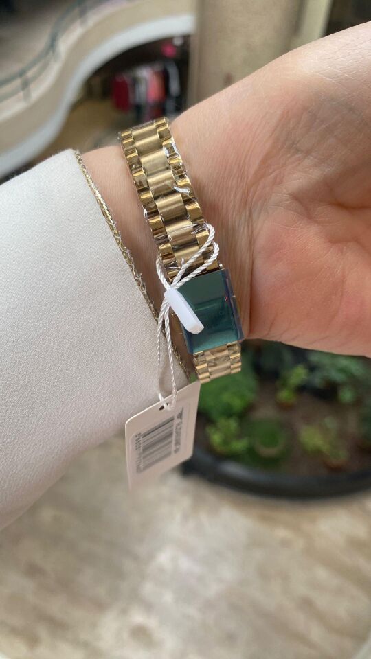 Ferro Quartz Çelik Altın Rengi 30 mm Kadın Kol Saati
