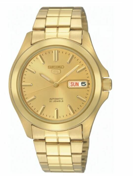 Seiko 5 SNKK98K1 Otomatik Çelik Altın Rengi 39 mm Erkek Kol Saati